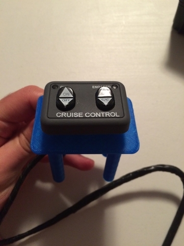 Tiburon - Rostra Cruise Control Switch Mount 3D Print 168439