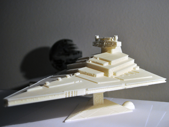 3D Printed Imperial Cruiser Star Destroyer (32cm) by