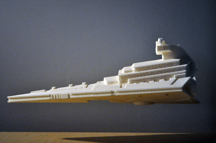 3D Printed Imperial Cruiser Star Destroyer (32cm) by