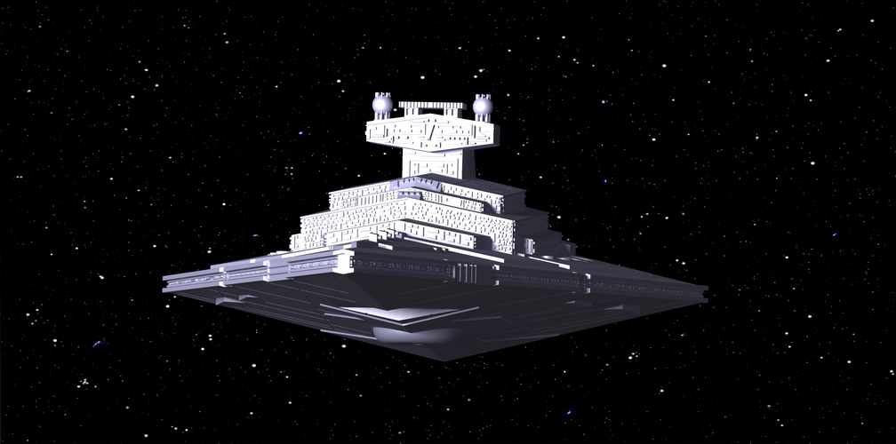 Imperial Cruiser - Star Destroyer (32cm) 3D Print 168529