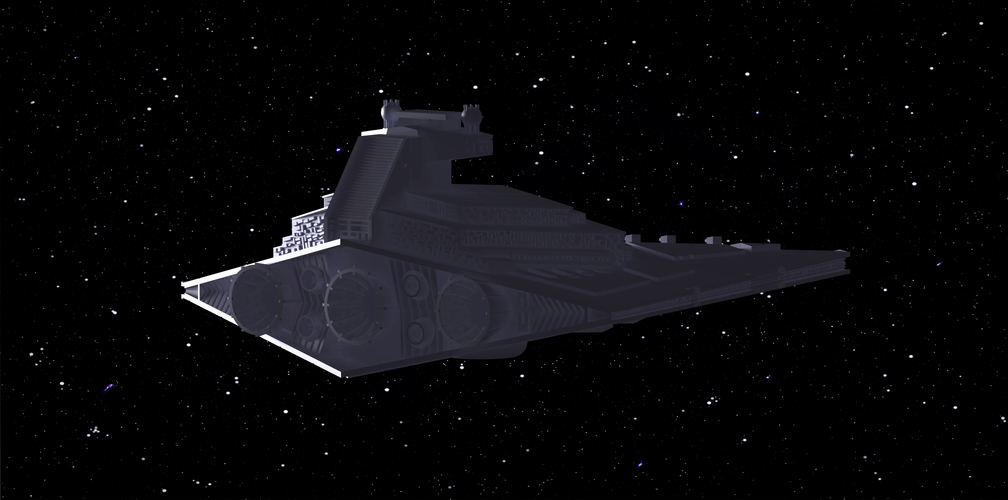 Imperial Cruiser - Star Destroyer (32cm) 3D Print 168531