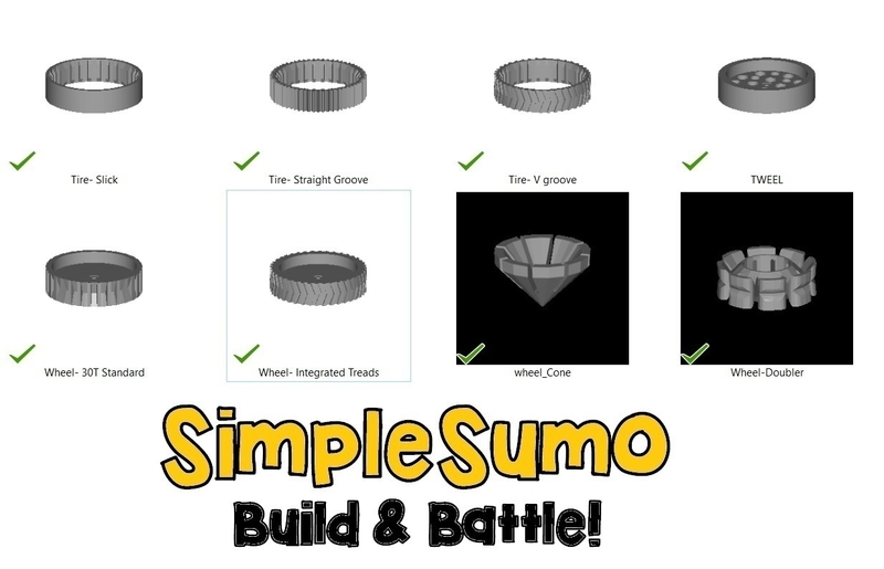 Wheels & Tires: SimpleSumo Expansions