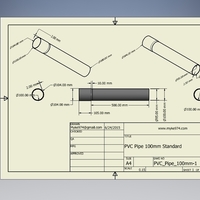 PVC Pipe standard 100 mm diameter - Thumbnail 2