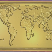 WoldMap Relief oct-2017 - Thumbnail 1