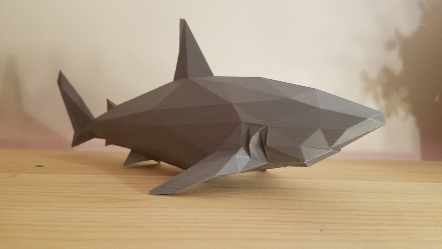 Low-Poly Shark 3D Print 168941