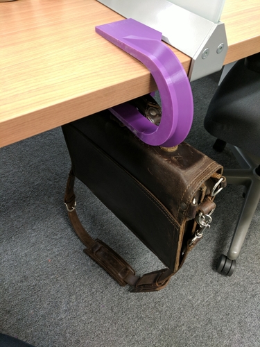 Under desk / table bag holder 3D Print 169154