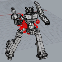 Robot in disguise k toy style, ready to print!  - Thumbnail 4