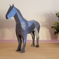 Low-Poly Horse - Thumbnail 2