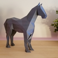 Low-Poly Horse - Thumbnail 5
