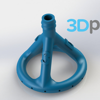 Sprinkler Head (3/4 inch) - 3Dponics Drip Hydroponics - Thumbnail 4