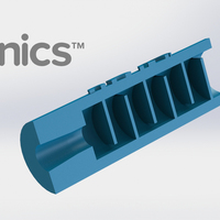 Small Silencer - 3Dponics Drip Hydroponics 3D Printing 16941