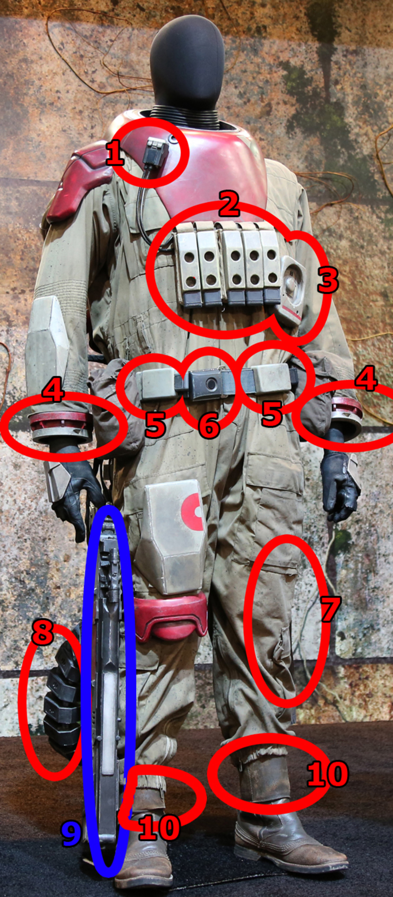 Star Wars - Baze Malbus - FOR COSPLAY