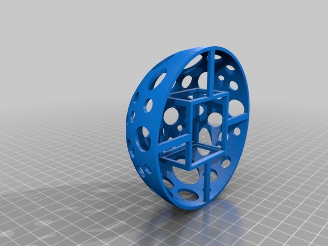 Grow Media Basket V1 - 3Dponics Drip Hydroponics 3D Print 16967