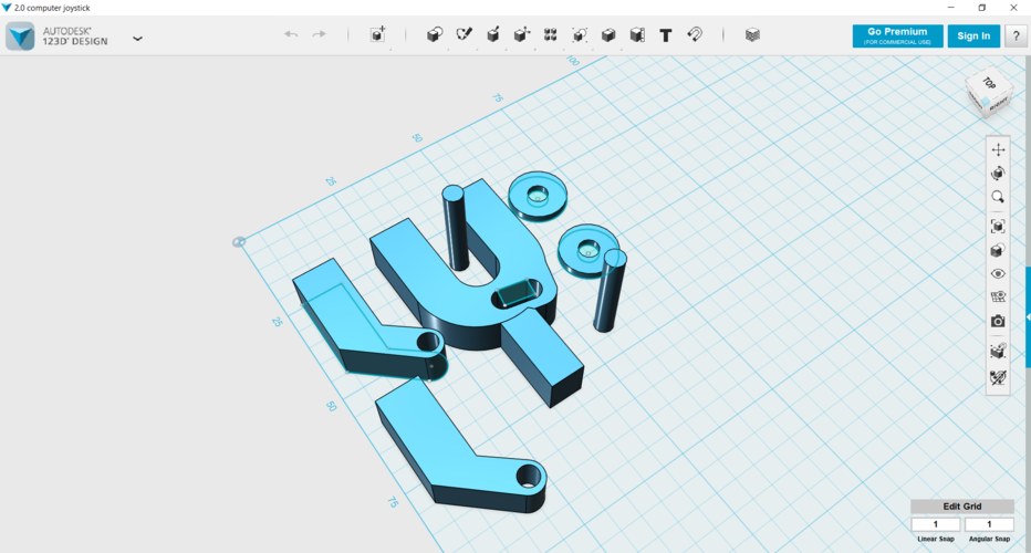 joystick for arrowkeys 3D Print 169807