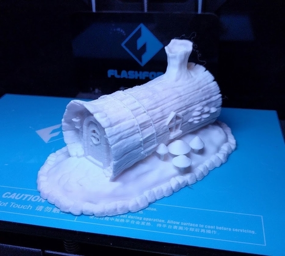 House in a Log 3D Print 169816