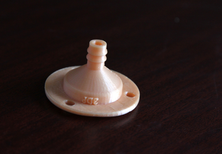 Drip nozzle 3/8 inch, 3 holes - 3Dponics Drip Hydroponics 3D Print 16982