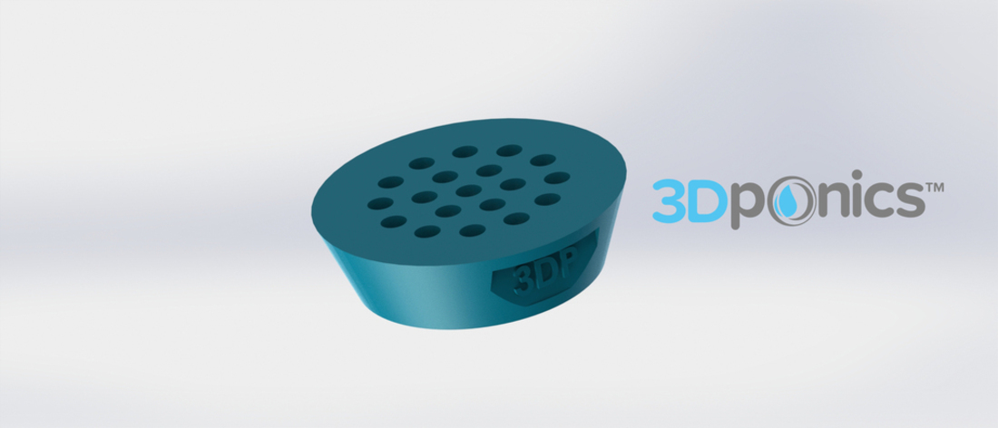 Drain Cap - 3Dponics Drip Hydroponics 3D Print 16984