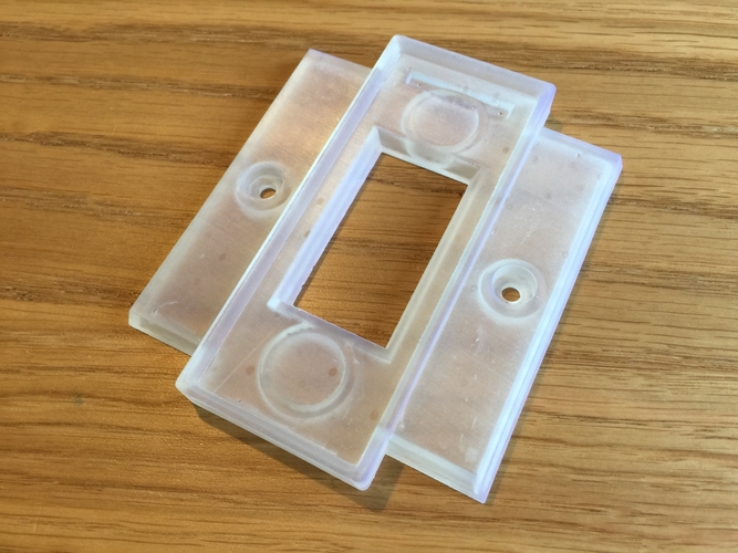 Hue UK Switch Plate Cover 3D Print 169957