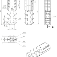 Airsoft SVD Dragunov muzzle brake - Thumbnail 5