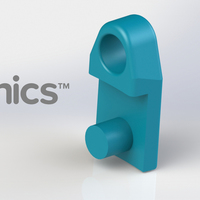 Outer Bottle Clip - 3Dponics Drip Hydroponics - Thumbnail 3