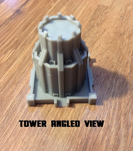 Custom Alternative Steampunk Dystopian Defense Tower 3D Print 170360