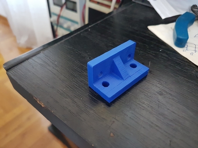 L profile adapter for 20 x 20 extrusion