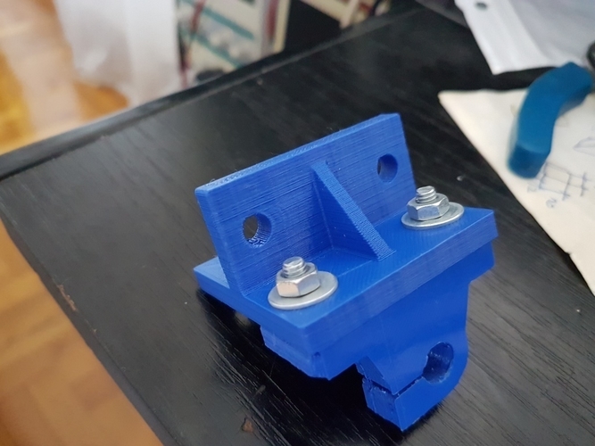 20 x 20 extrusion adapter 3D Print 170501