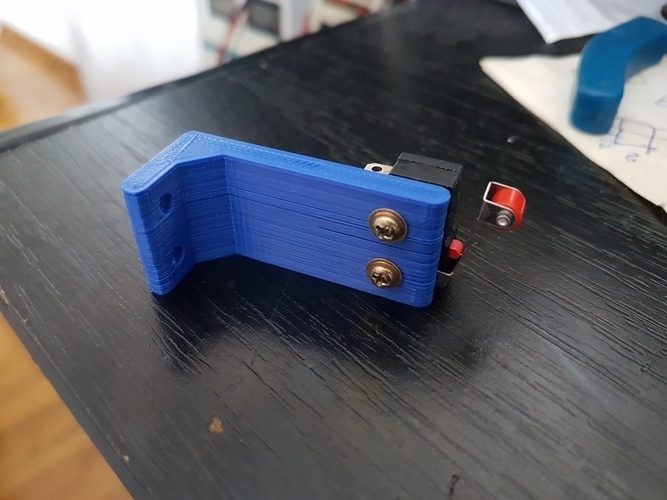 Limit switch stand 3D Print 170505