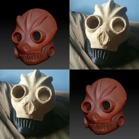 Graffiti Bot Helmet  ( Mad Max Looking Helmet ) - Thumbnail 1