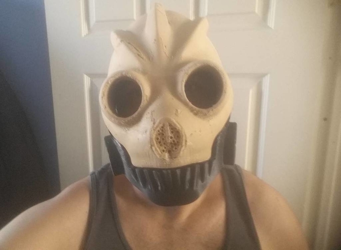 Graffiti Bot Helmet  ( Mad Max Looking Helmet ) 3D Print 170521