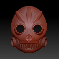 Graffiti Bot Helmet  ( Mad Max Looking Helmet ) - Thumbnail 4