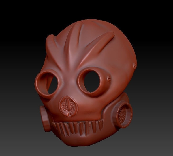 Graffiti Bot Helmet  ( Mad Max Looking Helmet )