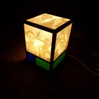 Small Lithophane Lamp 3D Printing 170525