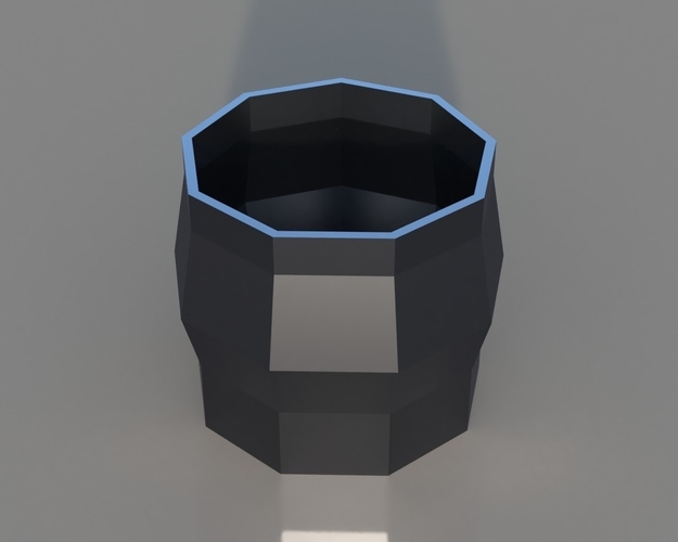 Geometric Vase  3D Print 170540