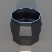Small Geometric Vase  3D Printing 170540