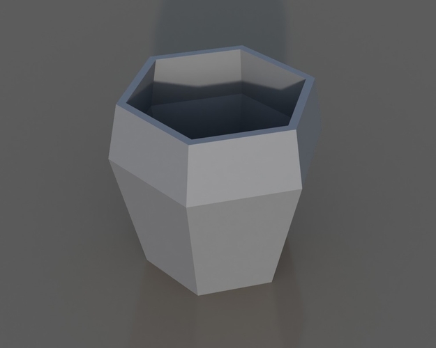 Diamond Geometric Vase 3D Print 170541