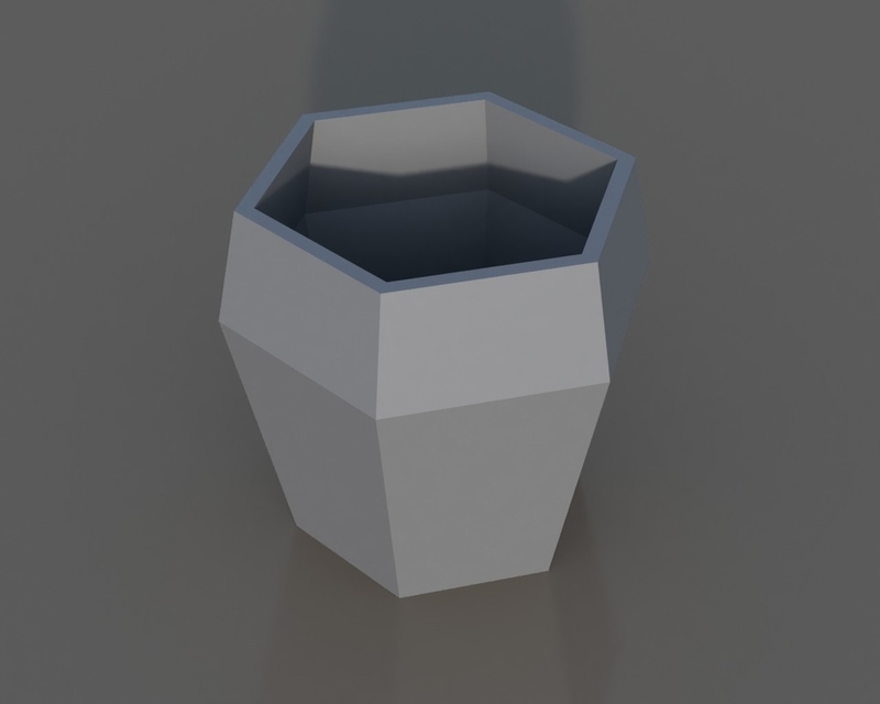 Diamond Geometric Vase