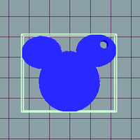 mickey keychain - Thumbnail 2