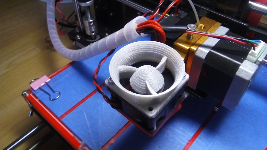 Fan intake for 40x40mm 3D Print 171015