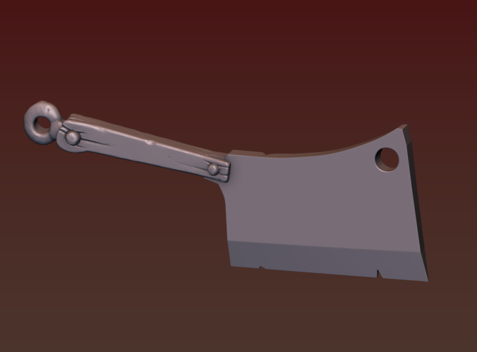Butcher hatchet 3D Print 171299