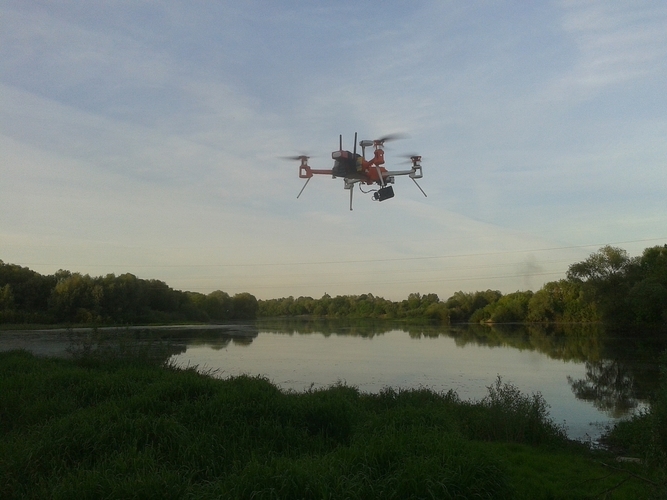 Folding Quadcopter 450 Frame 3D Print 171322