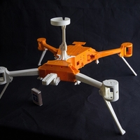 Small Folding Quadcopter 450 Frame 3D Printing 171325