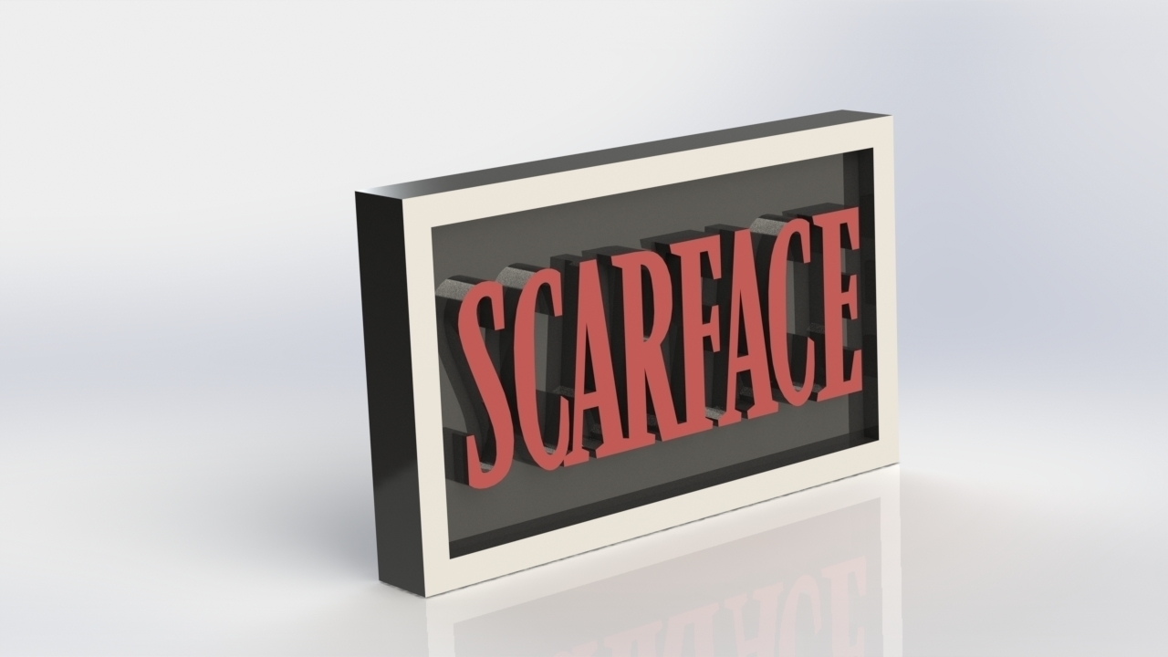 スーパーセール 半額タイムセール scarface-logo-plaque-rectangle ラグ・カーペット