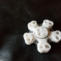 Small Spooky skull fidget spinner 3D Printing 171381