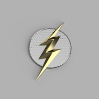 Small The DCEU The Flash Chest Emblem *UPDATED* 3D Printing 171456