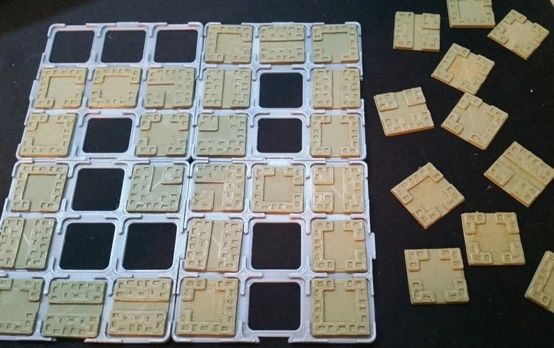 Tile tray for Pocket-Dungeons 3D Print 171507