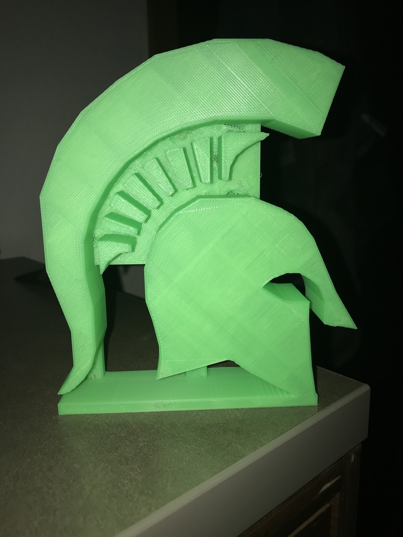 MSU Spartan Head Logo