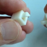 Small Lockblock - printable connector  3D Printing 17181