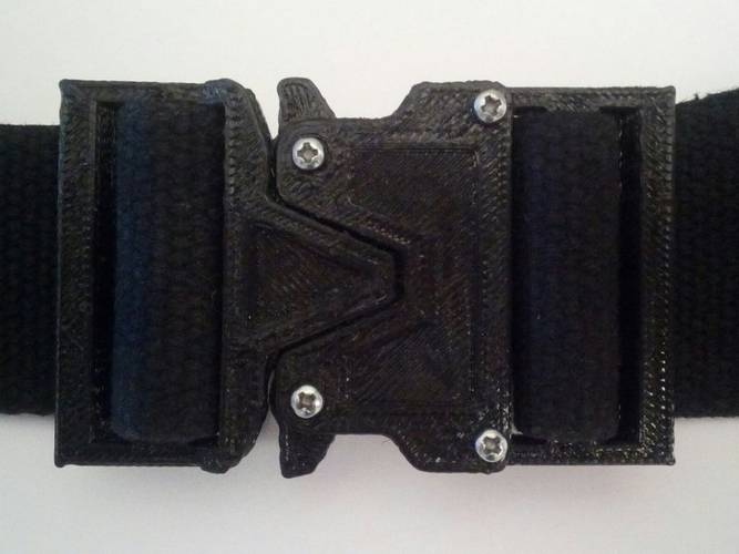  Quick Release Belt Buckle - Caiman v2.0 3D Print 171840
