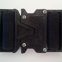 Small  Quick Release Belt Buckle - Caiman v2.0 3D Printing 171840